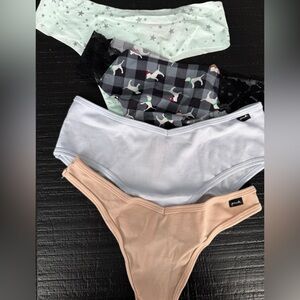 Victoria's Secret Panty Collection PINK Underwear Set M